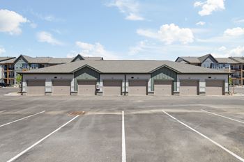 Empty parking lot 